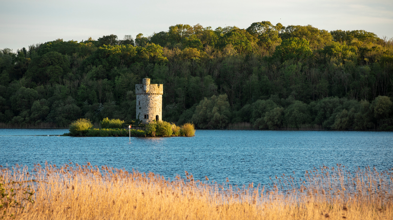 Sunset at Crichton Tower, Crom Estate, County Fermanagh